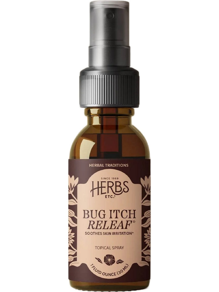Herbs Etc., Bug Itch ReLeaf, 1 Fluid Ounce