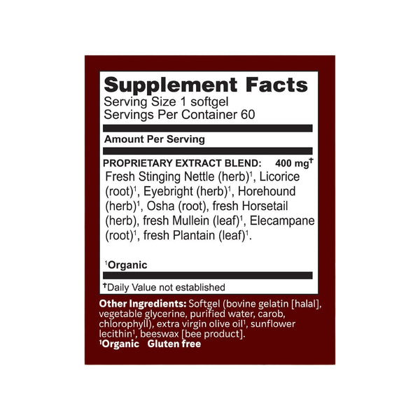 Herbs Etc., Allertonic, 60 Softgels