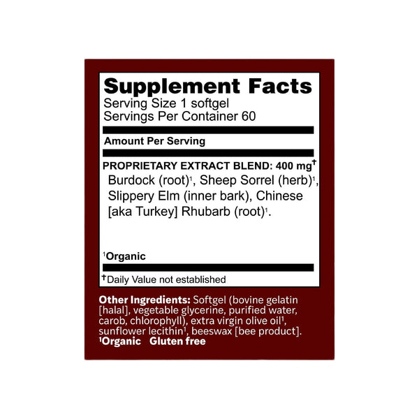 Herbs Etc., Essiac Tonic, 60 Softgels