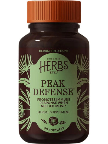 Herbs Etc., Peak Defense, 60 Softgels