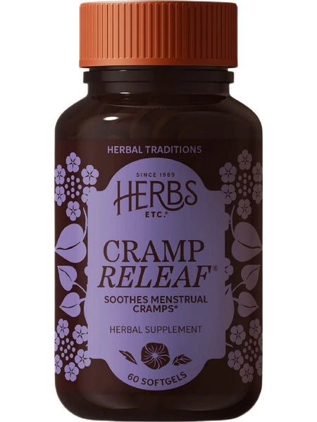Herbs Etc., Cramp ReLeaf (Menstrual), 60 Softgels