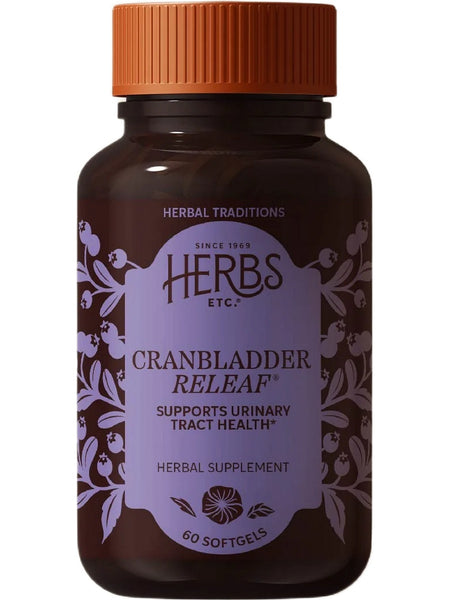 Herbs Etc., CranBladder ReLeaf, 60 Softgels