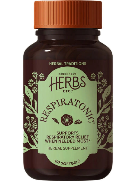 Herbs Etc., Respiratonic, 60 Softgels