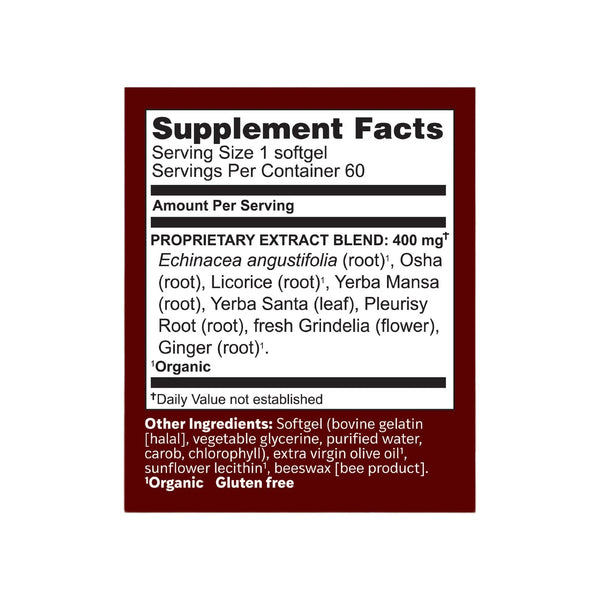 Herbs Etc., Respiratonic, 60 Softgels