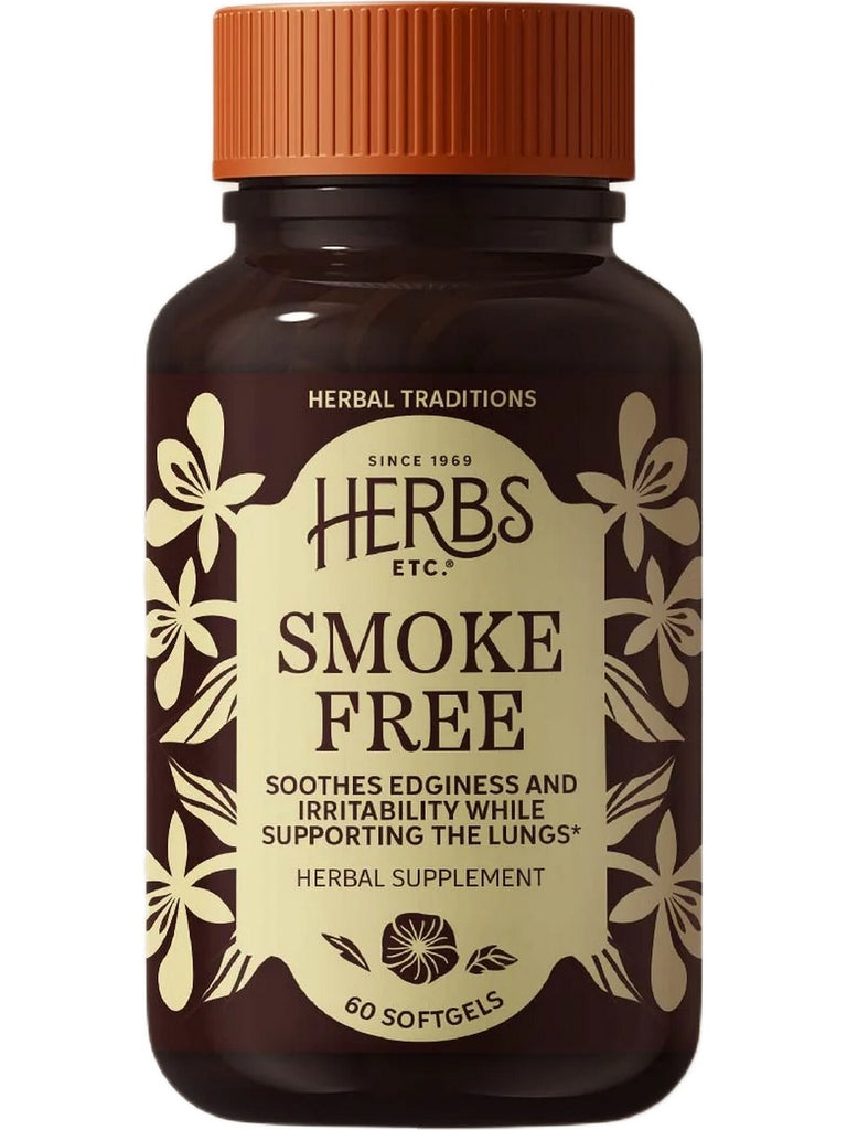 Herbs Etc., Smoke Free, Professional Strength, 60 Fast-Acting Softgels