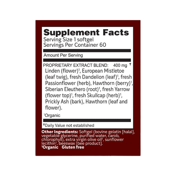 Herbs Etc., HB Pressure Tonic, 60 Softgels