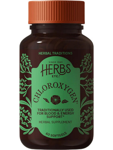 Herbs Etc., ChlorOxygen Chlorophyll Concentrate, 60 Softgels