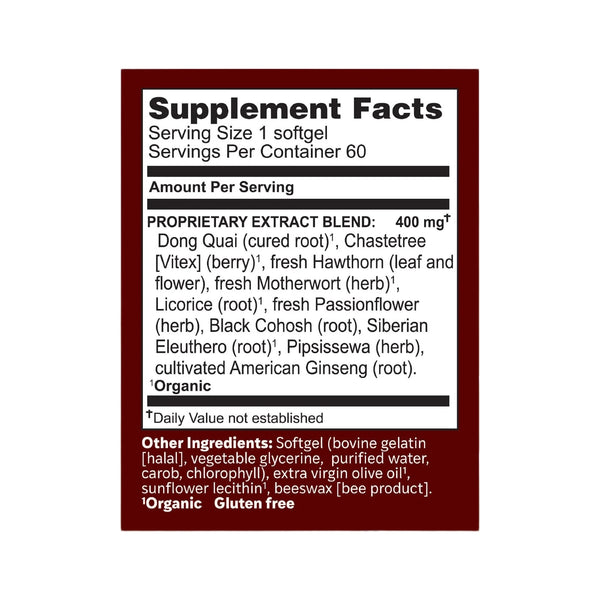 Herbs Etc., Menopautonic, 60 Softgels