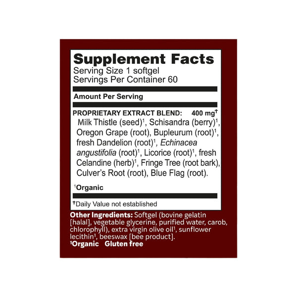 Herbs Etc., Liver Tonic, 60 Softgels