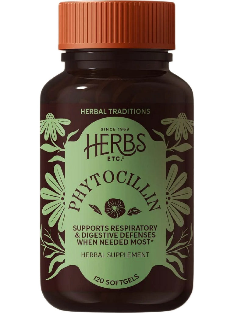 Herbs Etc., Phytocillin, 120 Softgels