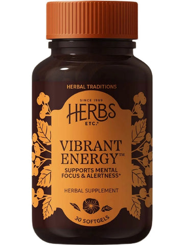 Herbs Etc., Vibrant Energy, 30 Softgels