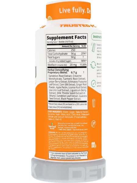 Herbal Clean, QCarbo 16, Orange, 16 fl oz