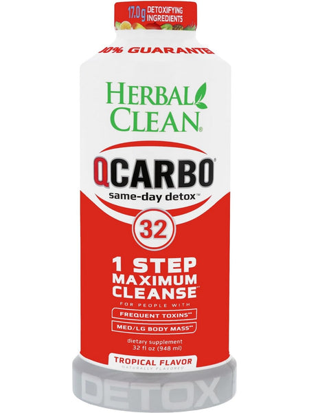 Herbal Clean, QCarbo 32, Tropical, 32 fl oz