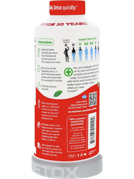 Herbal Clean, QCarbo 32, Tropical, 32 fl oz