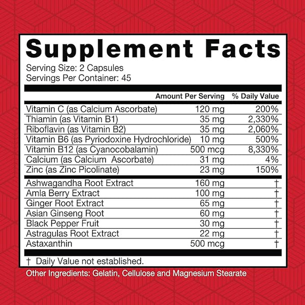 Health Plus, Adrenal Support, 90 Capsules