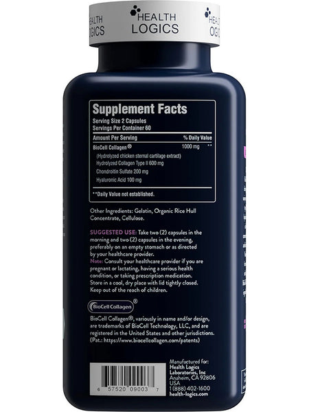 Health Logics, BioCell Collagen, 120 Capsules