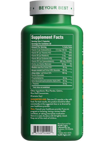 Health Logics, Focus, 60 Capsules