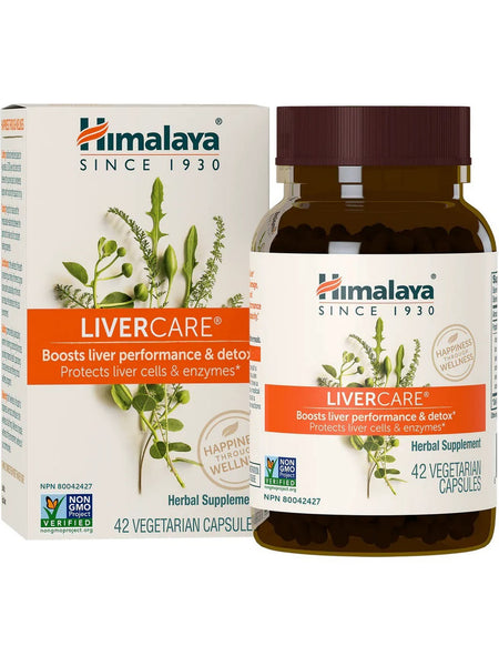 Himalaya, LiverCare, 42 Vegetarian Capsules