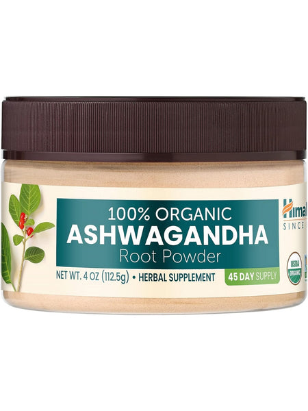 Himalaya, Organic Ashwagandha, Root Powder (45 Day Supply), 4 oz (112.5g)