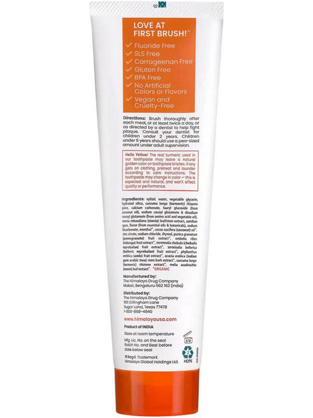 Himalaya, Whitening Antiplaque Turmeric + Coconut Oil Toothpaste, 4.0 oz (113g)