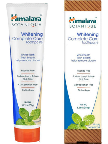 Himalaya, Whitening Complete Care Toothpaste, Simply Peppermint, 5.29 oz (150g)