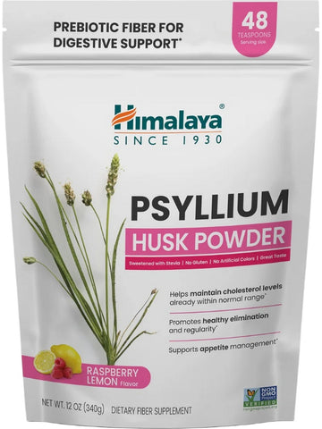 Himalaya, Psyllium Husk Powder, Raspberry Lemon, 12 oz