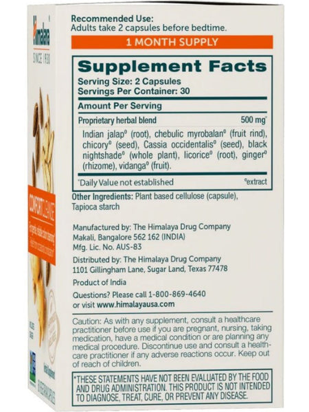 Himalaya, ComfortCleanse, 60 Vegetarian Capsules