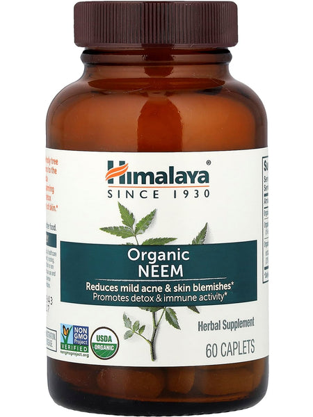 Himalaya, Organic Neem, 60 Caplets