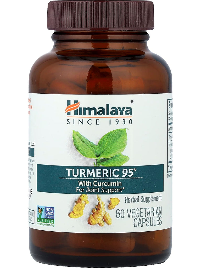 Himalaya, Turmeric 95 with Curcumin, 60 Vegetarian Capsules