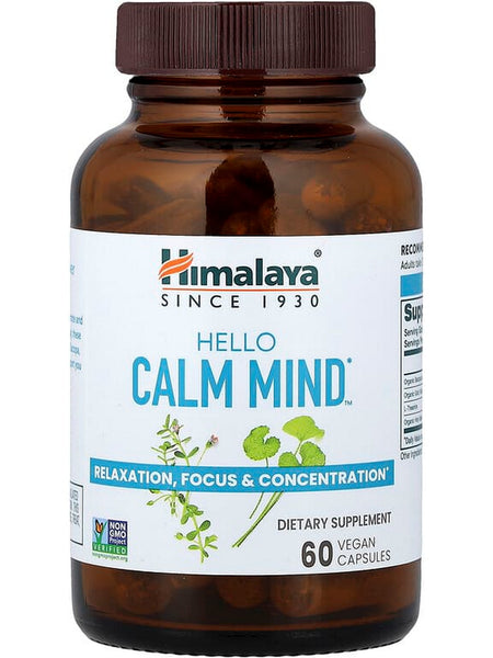 Himalaya, Hello Calm Mind, 60 Vegetarian Capsules