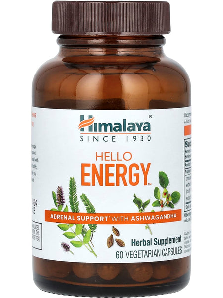 Himalaya, Hello Energy, 60 Vegetarian Capsules