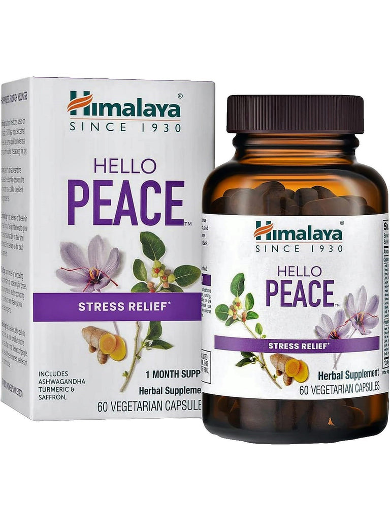 Himalaya, Hello Peace, 60 Vegetarian Capsules