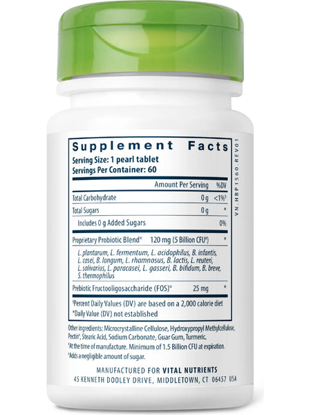 Hyperbiotics, Pro-15, Pre + Probiotic, 60 Vegan Micro-Pearls