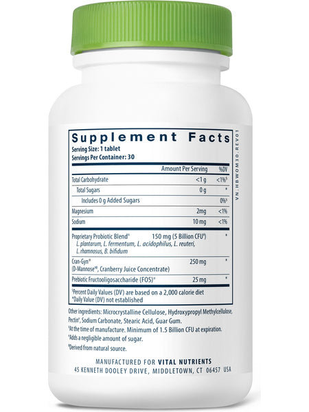 Hyperbiotics, PRO-Women with D-Mannose+Cranberry, 30 Time-Release Tablets