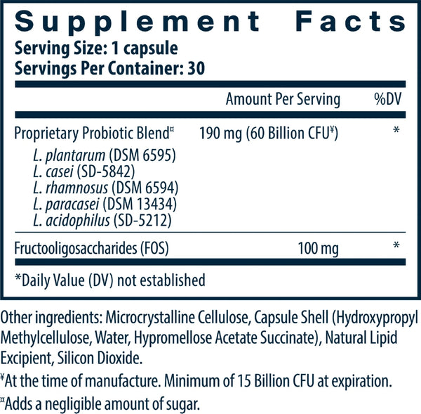 Hyperbiotics, PRE+PRO, 60 Billion CFU, 30 Acid-Resistant Capsules