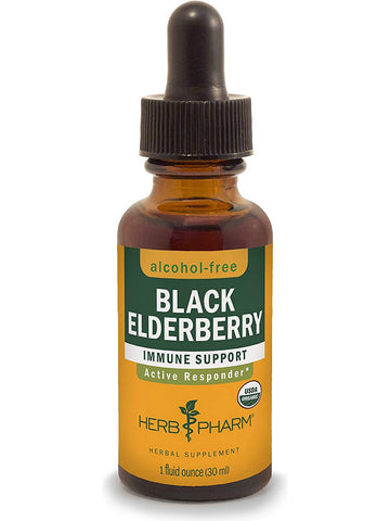Herb Pharm, Black Elderberry, Alcohol-Free, 1 fl oz