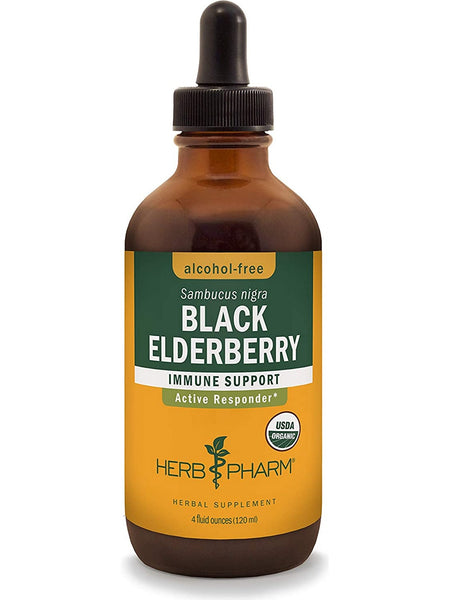 Herb Pharm, Black Elderberry, Alcohol-Free, 4 fl oz