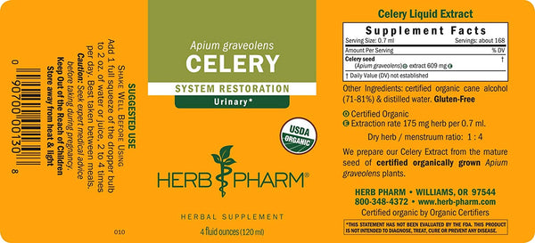 Herb Pharm, Celery, 4 fl oz