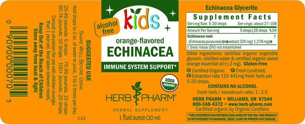 Herb Pharm, Kids Echinacea, 1 fl oz
