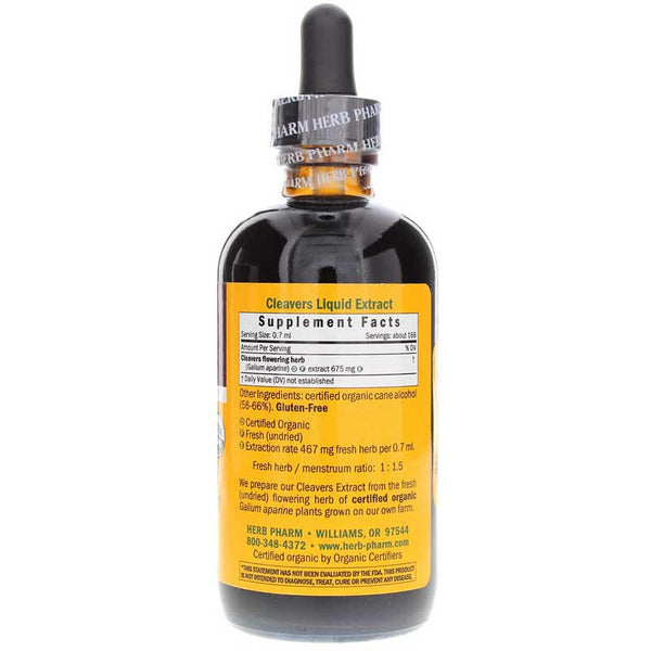 Herb Pharm, Cleavers, 4 fl oz