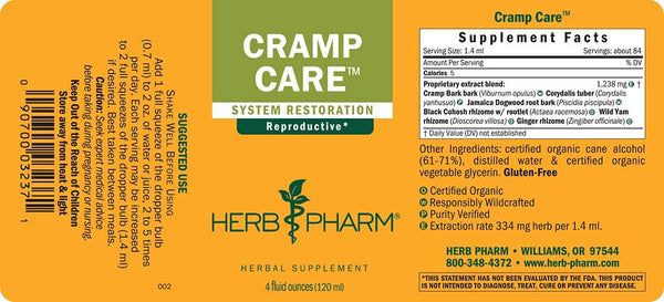 Herb Pharm, Cramp Bark, 4 fl oz