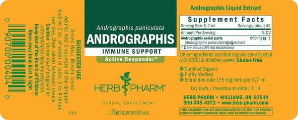 Herb Pharm, Andrographis, 1 fl oz