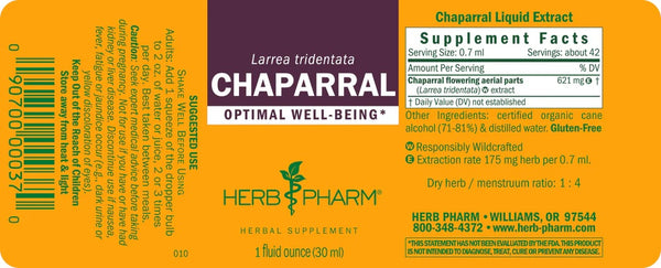 Herb Pharm, Chaparral, 1 fl oz
