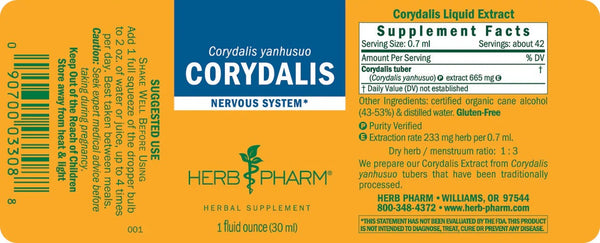 Herb Pharm, Corydalis, 1 fl oz
