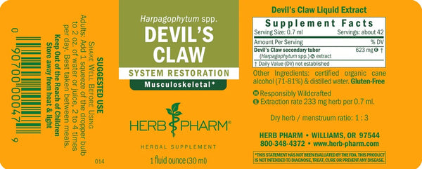 Herb Pharm, Devil's Claw, 1 fl oz