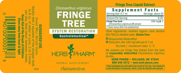 Herb Pharm, Fringe Tree, 1 fl oz
