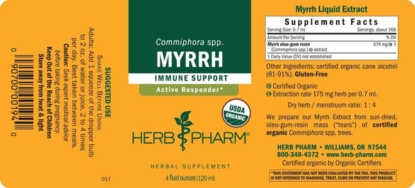 Herb Pharm, Myrrh, 4 fl oz