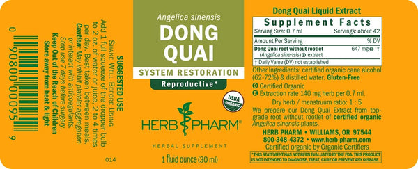 Herb Pharm, Dong Quai, 1 fl oz