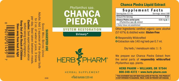 Herb Pharm, Chanca Piedra, 4 fl oz
