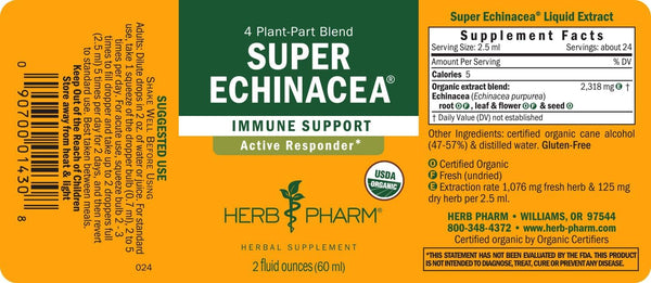 Herb Pharm, Super Echinacea, 2 fl oz